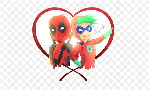 Cable & Deadpool Cable & Deadpool Fan Art, PNG, 500x500px, Watercolor, Cartoon, Flower, Frame ...