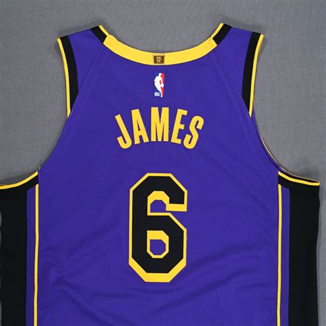 LeBron James - Los Angeles Lakers - Statement Edition Jersey - Worn 1 ...