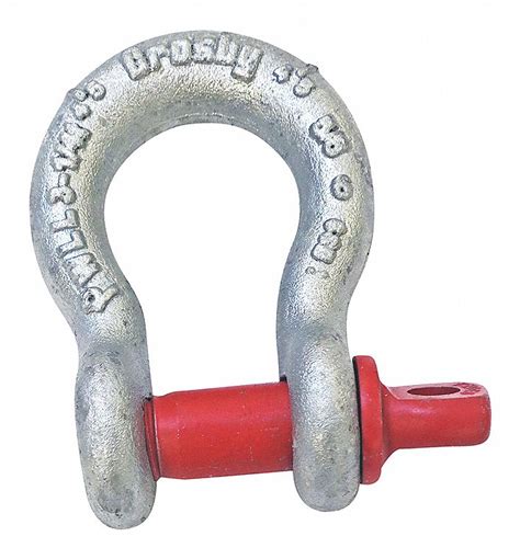 CROSBY, Anchor Shackle, 34,000 lb Working Load Limit, Anchor Shackle - 29WP71|1018614 - Grainger