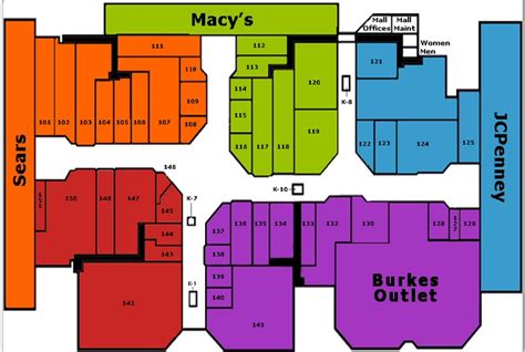 Governor'S Square Mall Map - United States Map States District