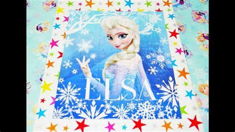 Frozen Magical Elsa Puzzle Jigsaw 48 Pieces - YouTube
