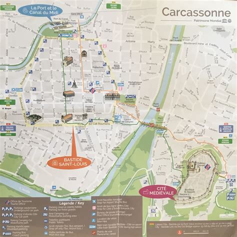 Carcassonne tourist map | How Beautiful Life Is