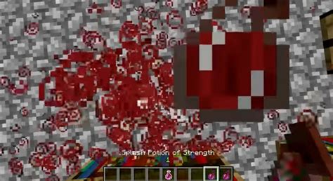 How to Make Splash Potion of Strength in Minecraft