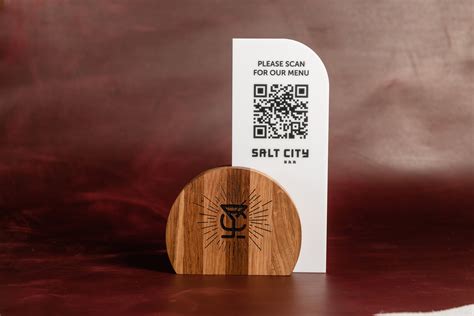 QR Code Menu Sign Scan to View Menu Wooden Table Menu - Etsy in 2023 | Menu stand, Wood menu ...