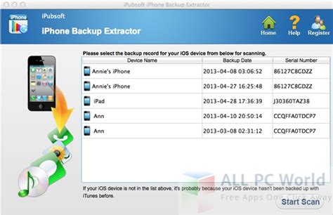 iPhone Backup Extractor Free Download - ALL PC World