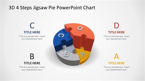 3d 4 Steps Jigsaw Powerpoint Pie Chart Slidemodel - vrogue.co