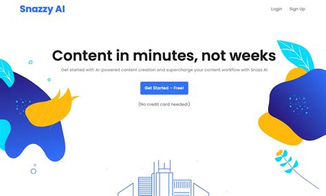 Snazzy AI - Create content in minutes, not weeks - Powered by AI