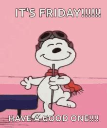 It's Friday! Have a Good One! - Snoopy :: Friday :: MyNiceProfile.com