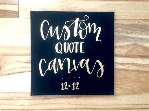 Custom 12x12 quote canvas quotes on canvas canvas quotes