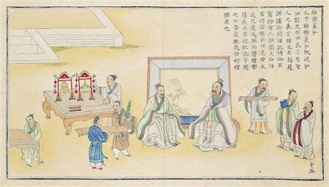 Illustration of sacred traces of Confucius - Government of Korean ...