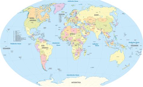 Datei:World, administrative divisions - de - colored (all countries ...