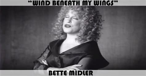 "Wind Beneath My Wings" Song by Bette Midler | Music Charts Archive