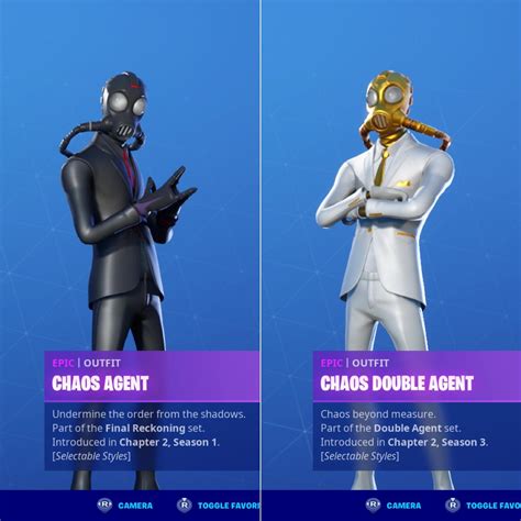 Anyone else feel like Chaos Double Agent should still have the original lobby pose? Double Agent ...