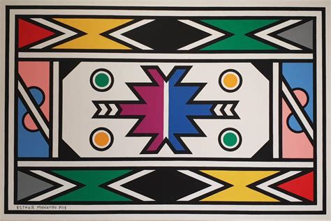 Esther Mahlangu, One Of South Africa's Most Famous Artists, Perpetuates ...