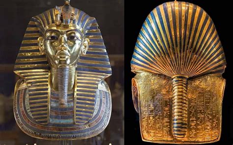 What does Tutankhamun's death mask represent?