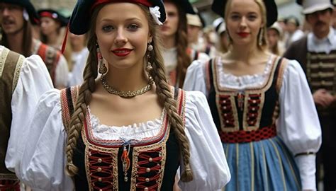 AI generated Traditional clothing, women, traditional festival, German ...