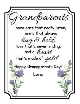 Grandparents Day Poem in 2023 | Grandparents day activities, Grandparents day poem, Grandparents day