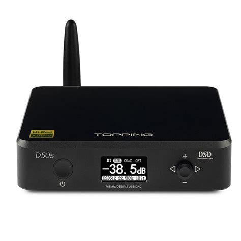 TOPPING D50S Audio Decoding USB DAC Bluetooth 5.0 ES9038Q2M — HiFiGo