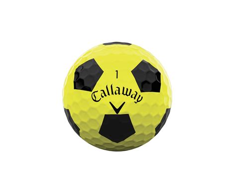 Callaway Chrome Soft Truvis Yellow/Black Golf Balls (12 Balls)