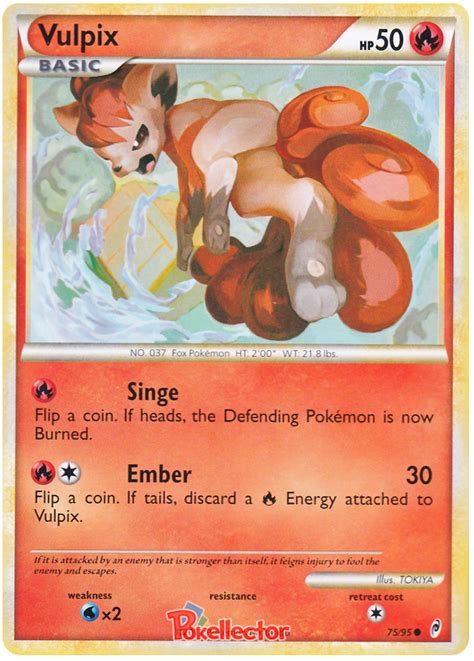 Vulpix - Call of Legends #75 Pokemon Card