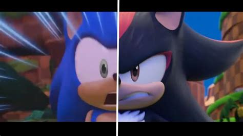 (SONIC PRIME) SHADOW VS SONIC FIGHT SCENE Choose Your Favorite Design ...