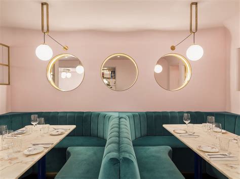 NAC Mayfair | Pink restaurant, Pink walls, Interior