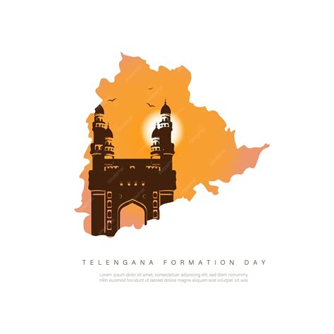 Premium Vector | Telangana Formation day vector illustration with ...