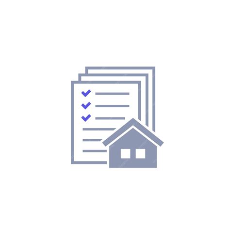 Premium Vector | Building permit icon on white