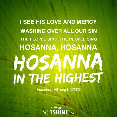 Hosanna in the highest! Hillsong UNITED | Palm Sunday | Easter | Hosanna in the highest ...