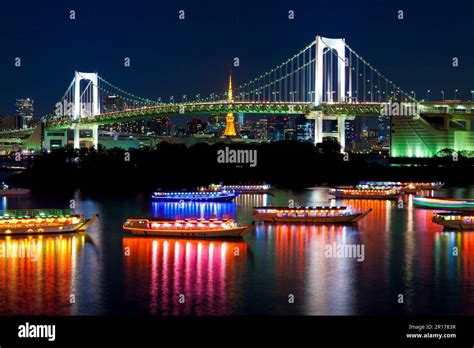 Tokyo night view seen from Odaiba Stock Photo - Alamy