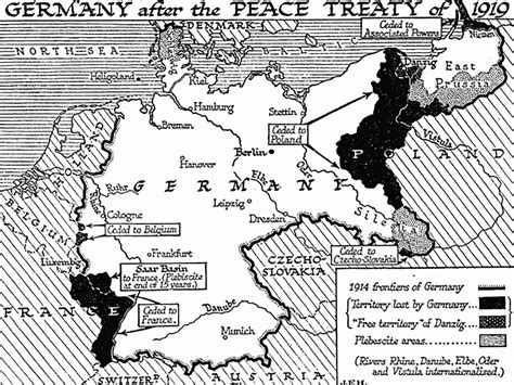 Germany Versailles Treaty map – Never Was