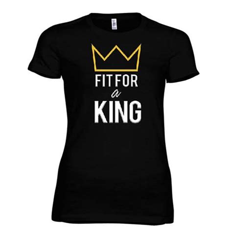 Fit For A King - Women's Slim Fit Tee (Black) - Relationship Expert Stephan Labossiere