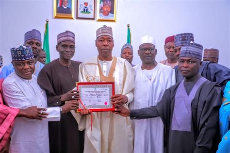 Zulum receives certificate of return; Says no luxury of time, work ...