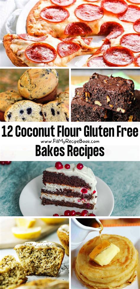 12 Coconut Flour Gluten Free Bakes Recipes - Fill My Recipe Book