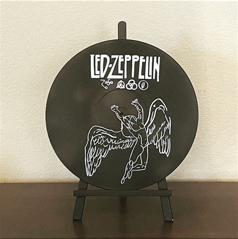 Led Zeppelin Painted Vinyl Records | Etsy