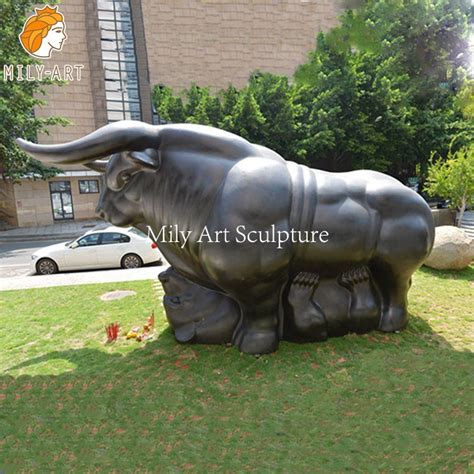 Bronze Bull and Bear Statue Outdoor Decor for sale MLBS-083 - Milystatue