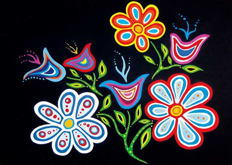 Happy Flower Diamond Art Kit – Indigenous Collection