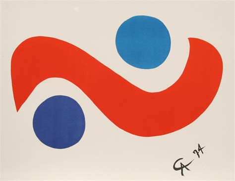 Flying Colors 1 Original Art by Alexander Calder :: PicassoMio