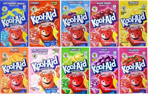 Buy Kool-Aid Drink Mix, 10 Flavors Variety Pack (Bonus Pack of 50 ...