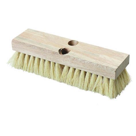 Carlisle 10 in.Tampico Bristled Deck Scrub Brush (Case of 12)-3619300 - The Home Depot