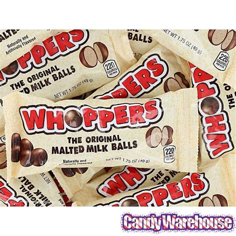 Whoppers Candy 1.75-Ounce Packs: 24-Piece Box | Candy Warehouse