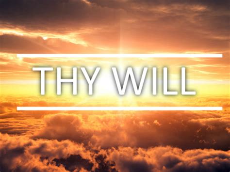 Thy Will Be Done - Whiteland Church of Christ