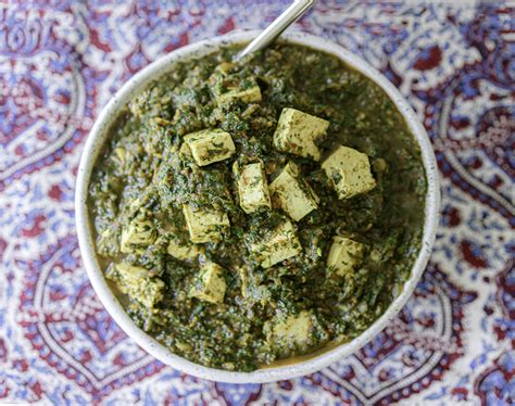 Vegan Tofu Palak Paneer Recipe | My Vegetarian Family