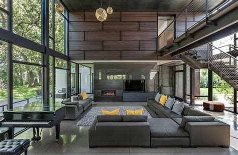 This industrial modern house was designed for a family of eight by ALTUS Architecture + Design ...