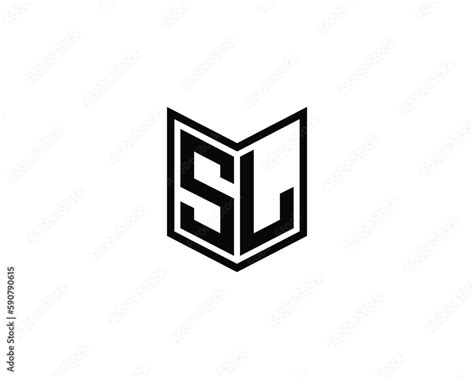 SL Logo design vector template Stock Vector | Adobe Stock