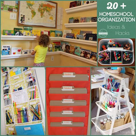 20+ Homeschool Organization Ideas & Hacks | Homeschool organization ...