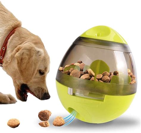 Treat Dispenser Dog Toy,Dog Treat Ball,Food Dispenser-IQ Treat Ball ...