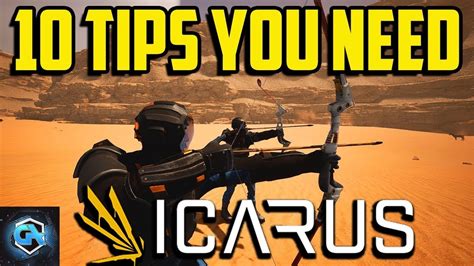 10 Tips You Need in Icarus and Tricks You Should Know to Help You Survive! - YouTube