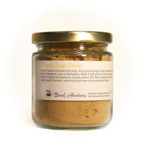 Organic Ginger, Ground • Eternal Abundance