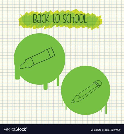 Back to school design Royalty Free Vector Image